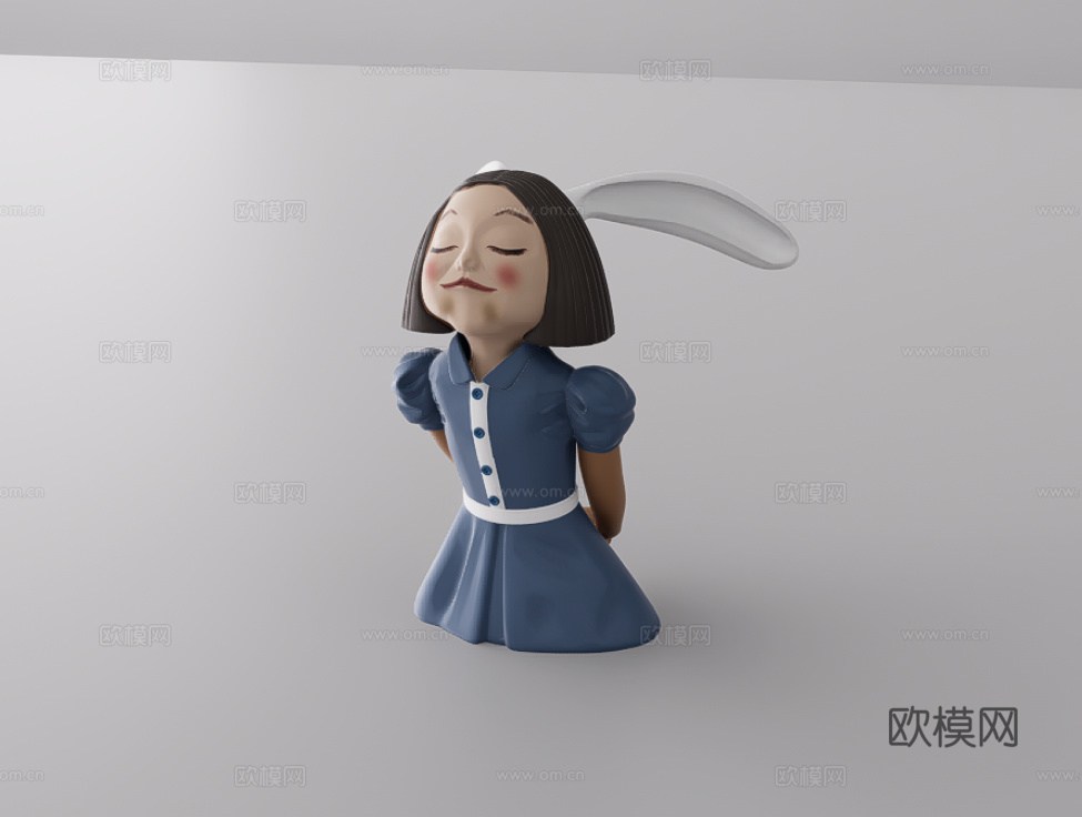 雕塑摆件su模型
