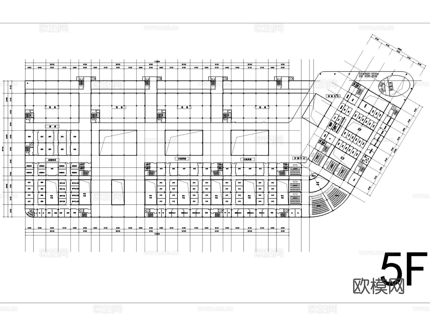 福鼎市医院百盛新院区医疗建筑平面CAD施工图+文本cad施工图