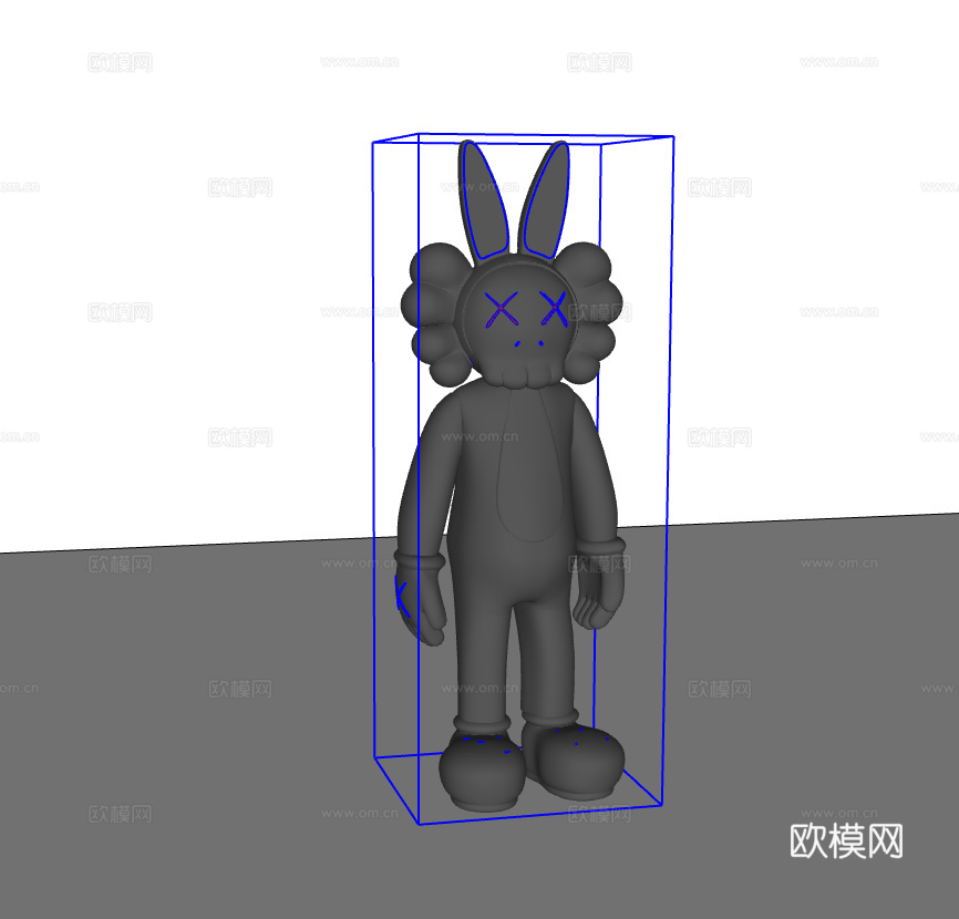 玩偶手办su模型
