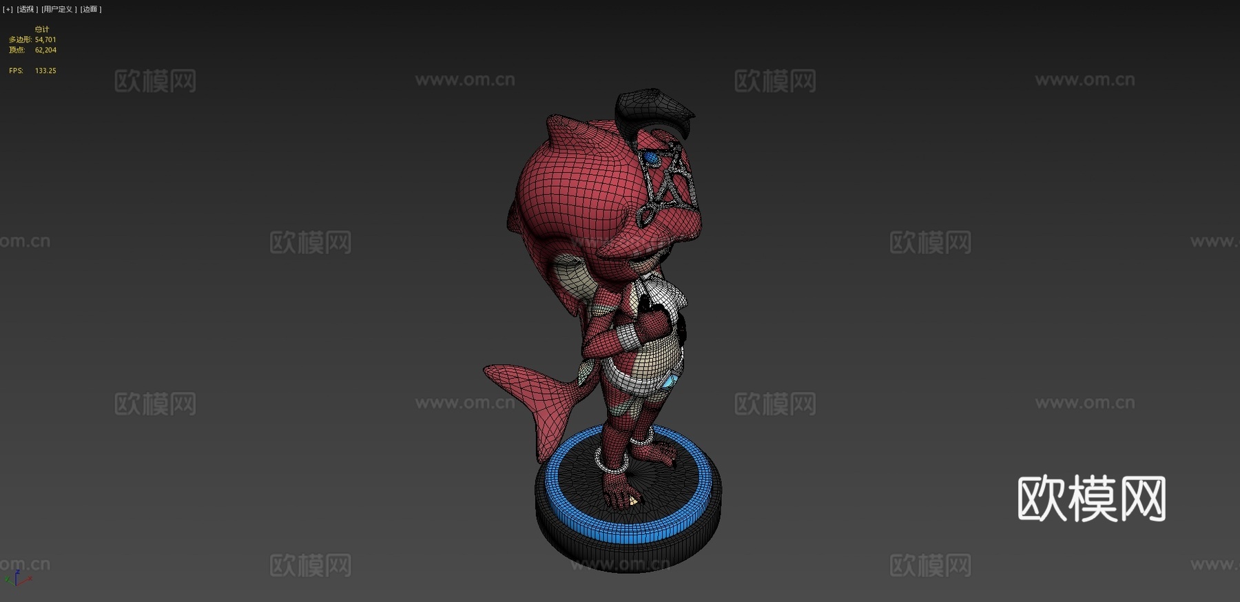 希多王子宝宝3d模型下载（渲染图4）