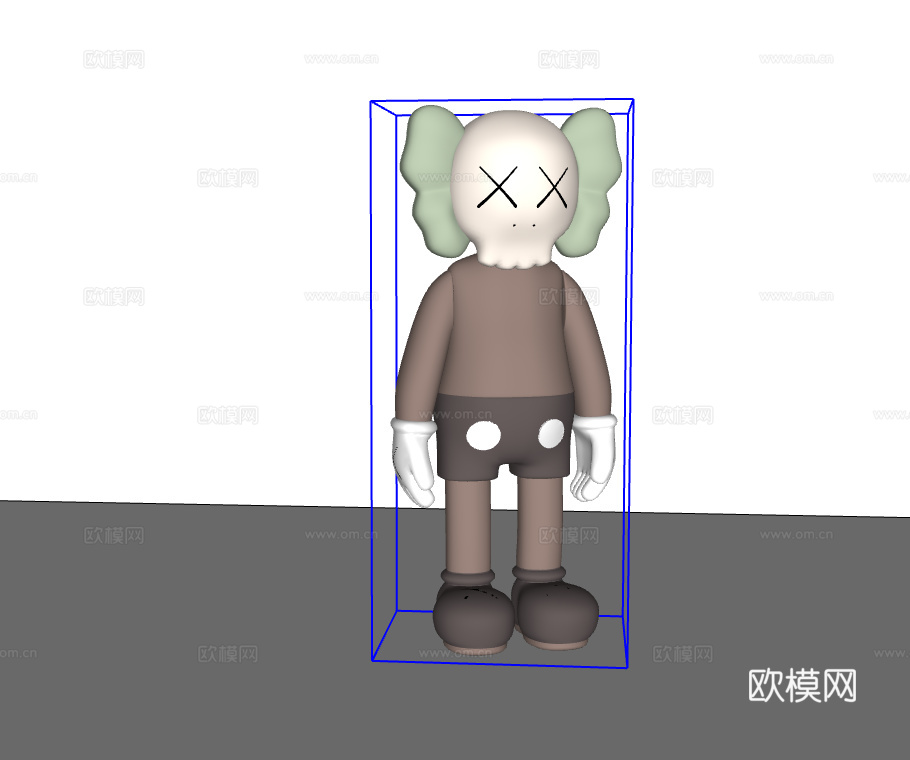 卡通雕塑su模型
