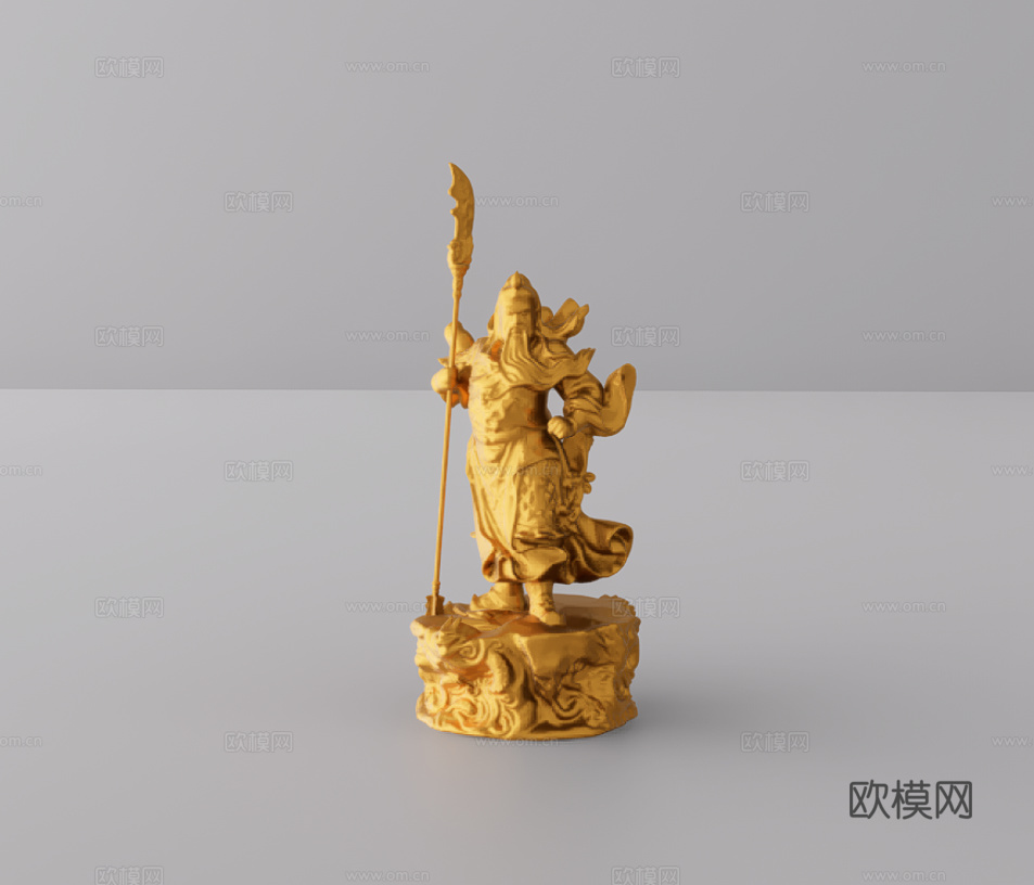 雕塑摆件su模型