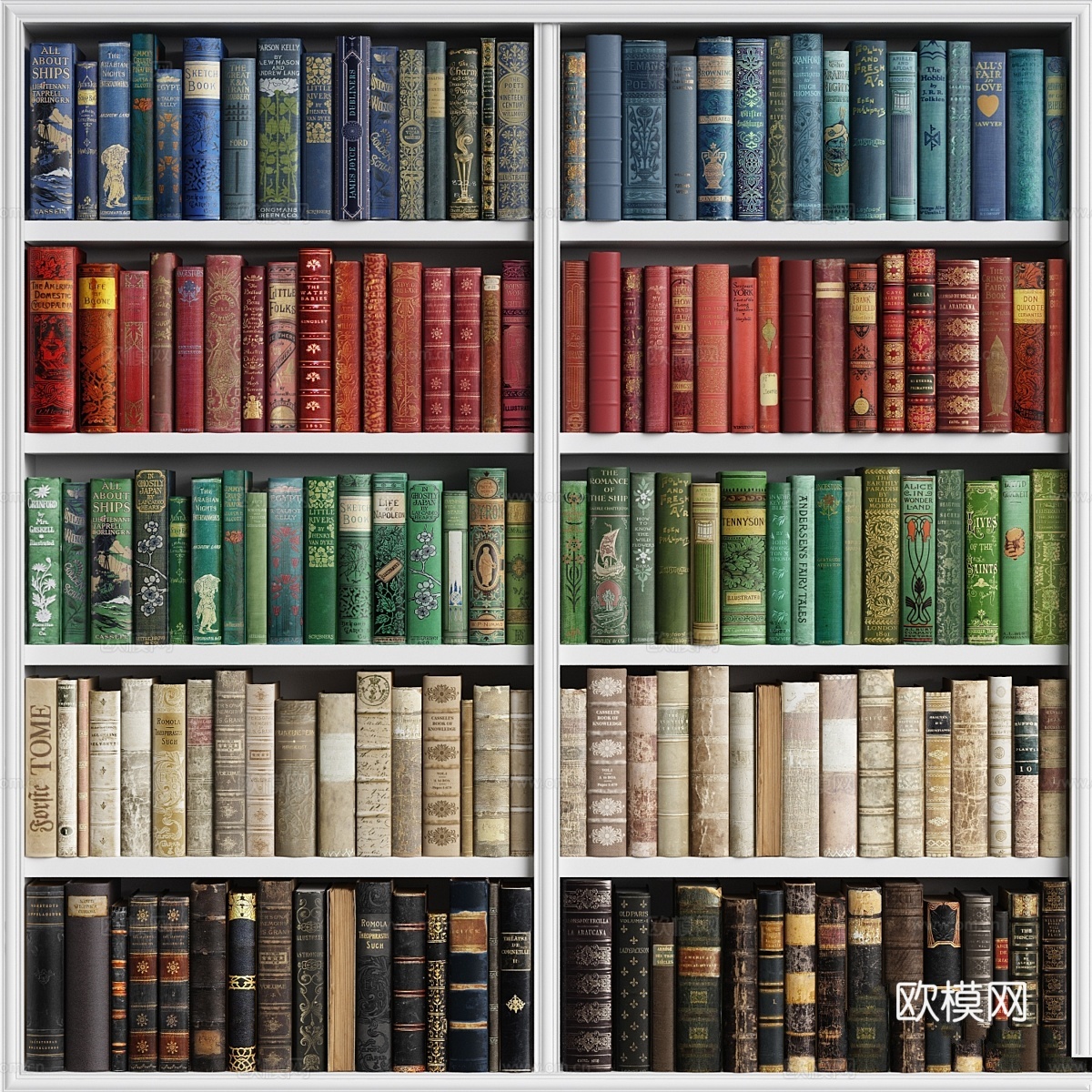 经典书籍 373d模型下载