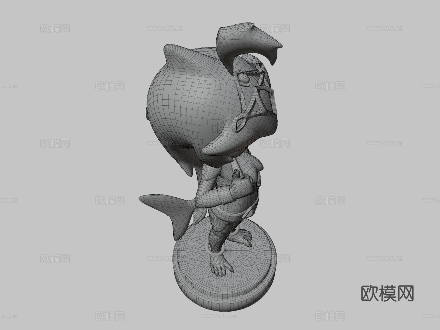 希多王子宝宝3d模型下载（渲染图3）
