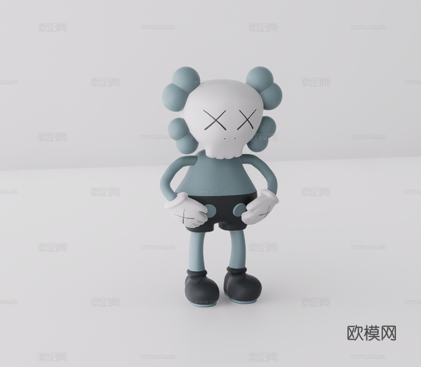 玩偶手办su模型