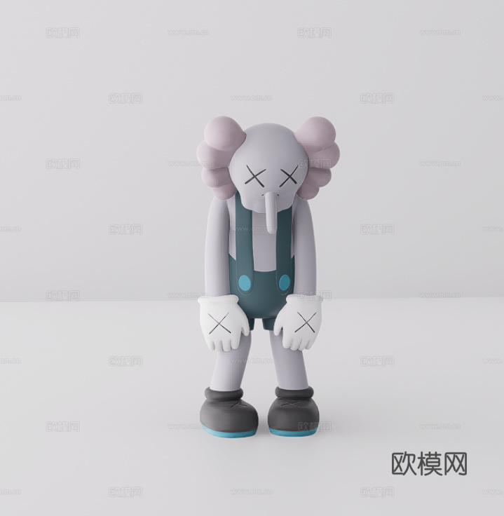 玩偶手办su模型