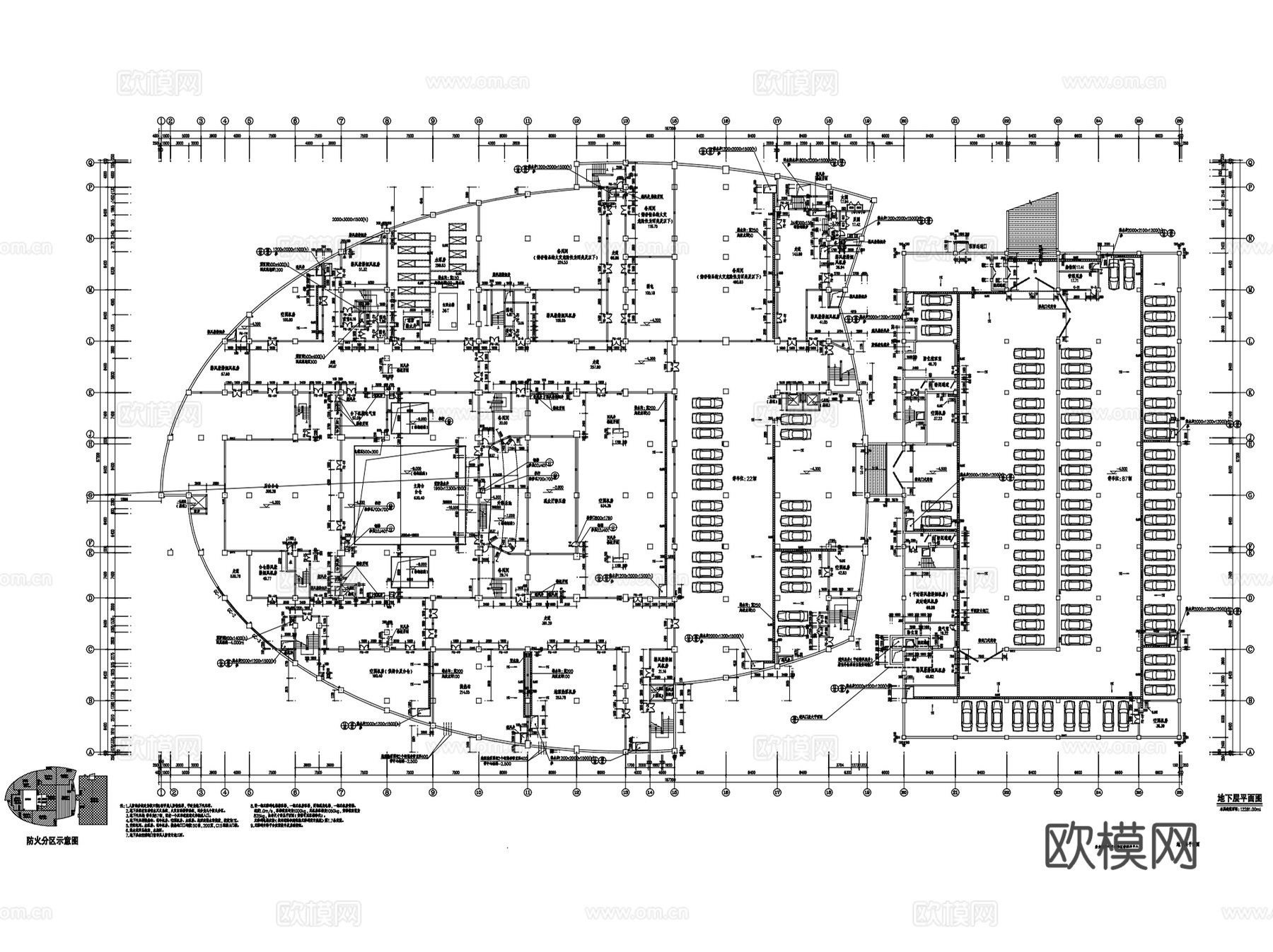 电影院剧院剧场建筑设计CAD施工图集 14套cad施工图