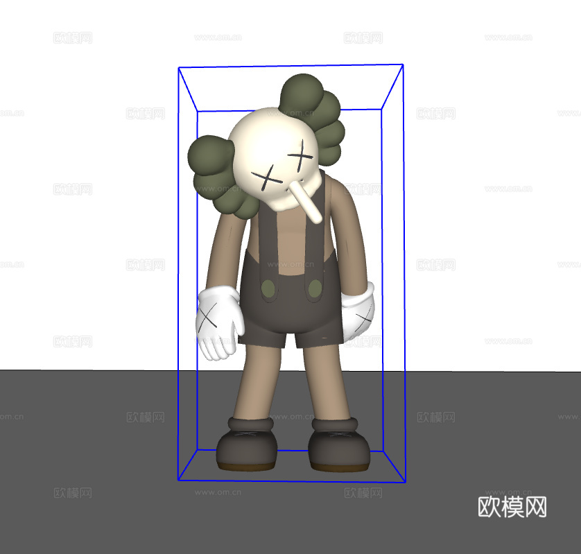 玩偶手办su模型