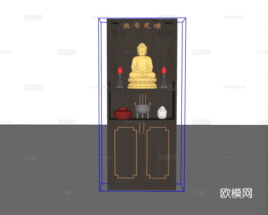 佛龛su模型