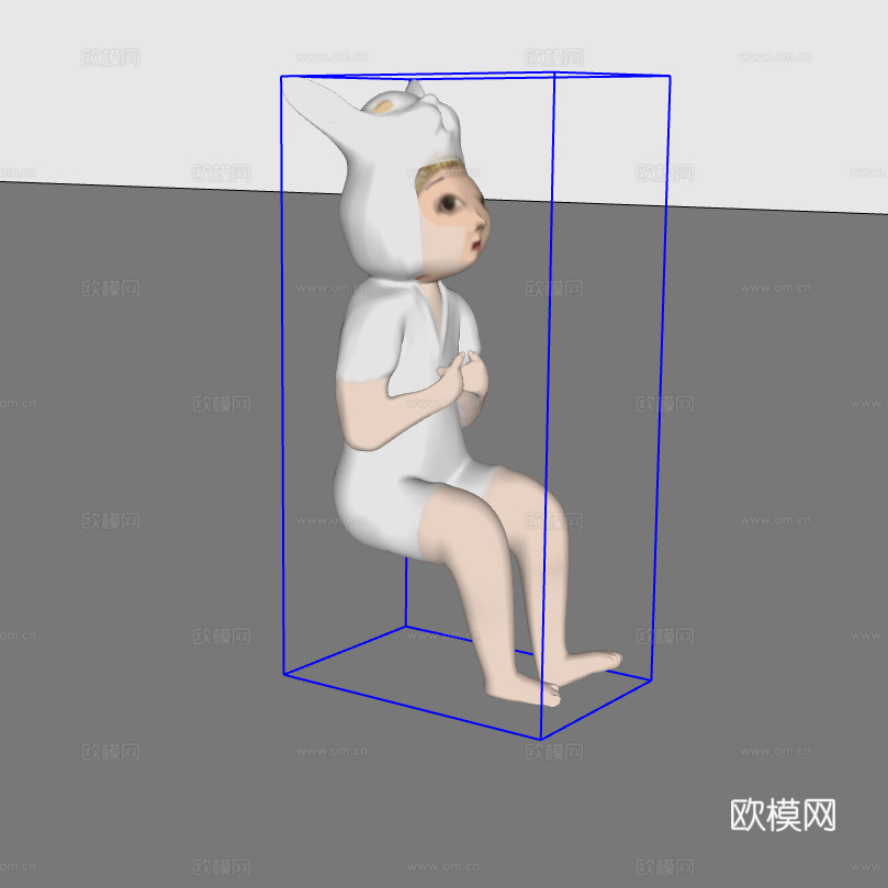 雕塑摆件su模型