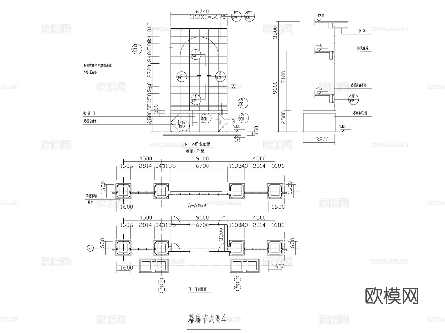 建筑通用节点CAD施工图库详图集 336套cad施工图