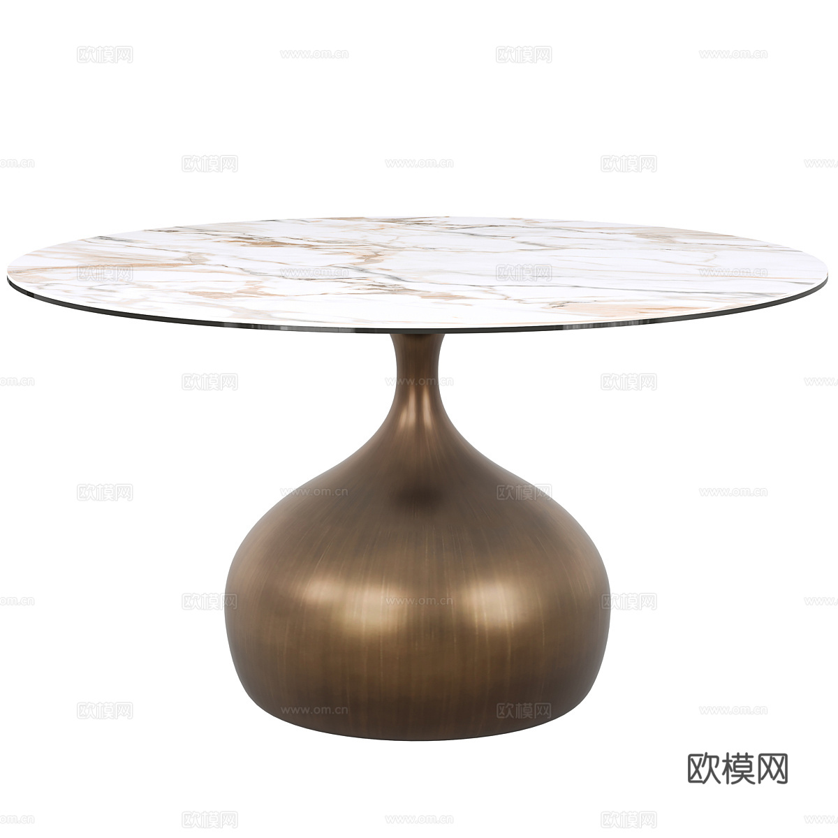 现代简约轻奢茶几 茶几 简约茶几 圆形茶几3d模型