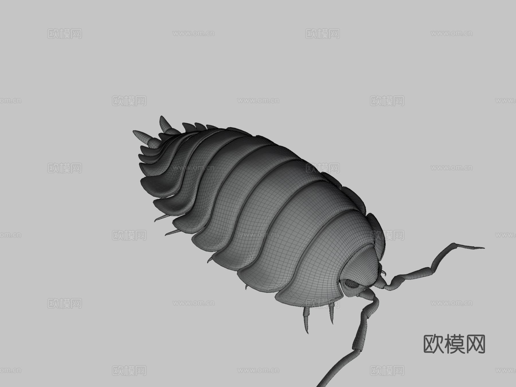 滚圆球3d模型下载（渲染图3）