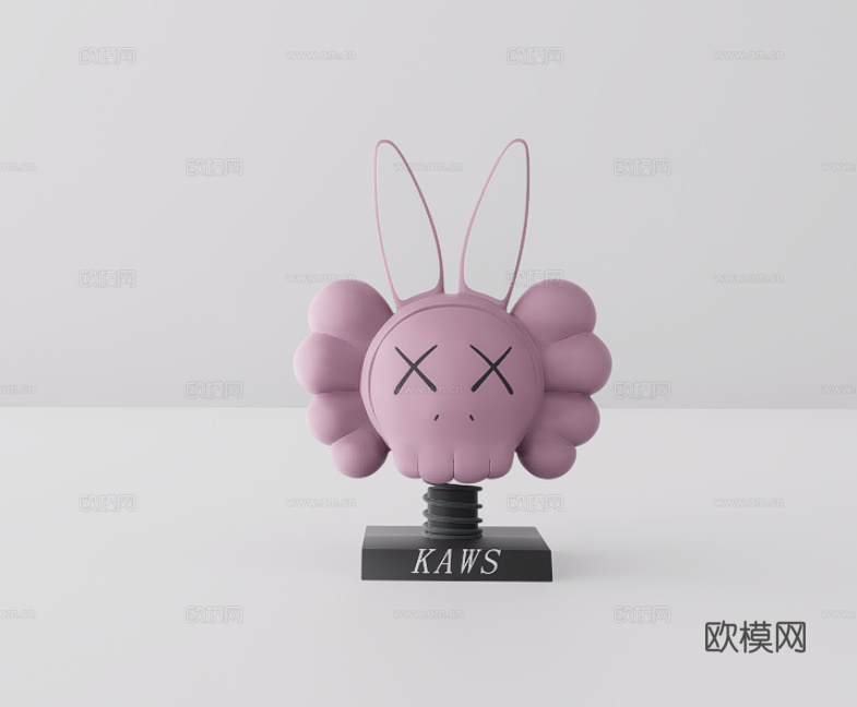 玩偶手办su模型