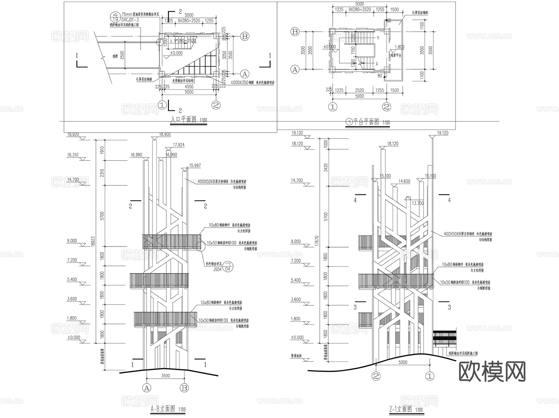 哈尔滨群力生态湿地公园CAD施工图全套cad施工图