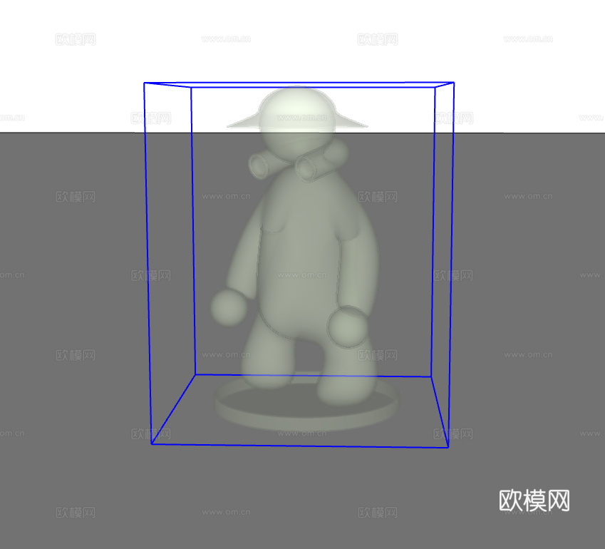 玻璃摆件su模型