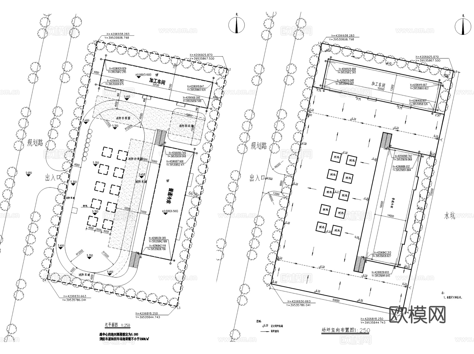 海兴农场恒温库冰库车间建筑CAD施工图全套cad施工图