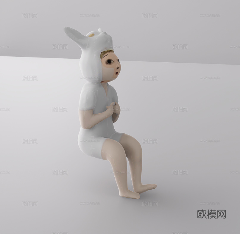 雕塑摆件su模型