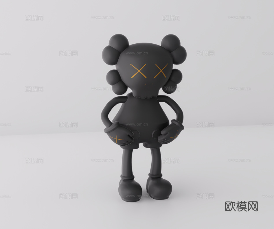 玩偶手办su模型