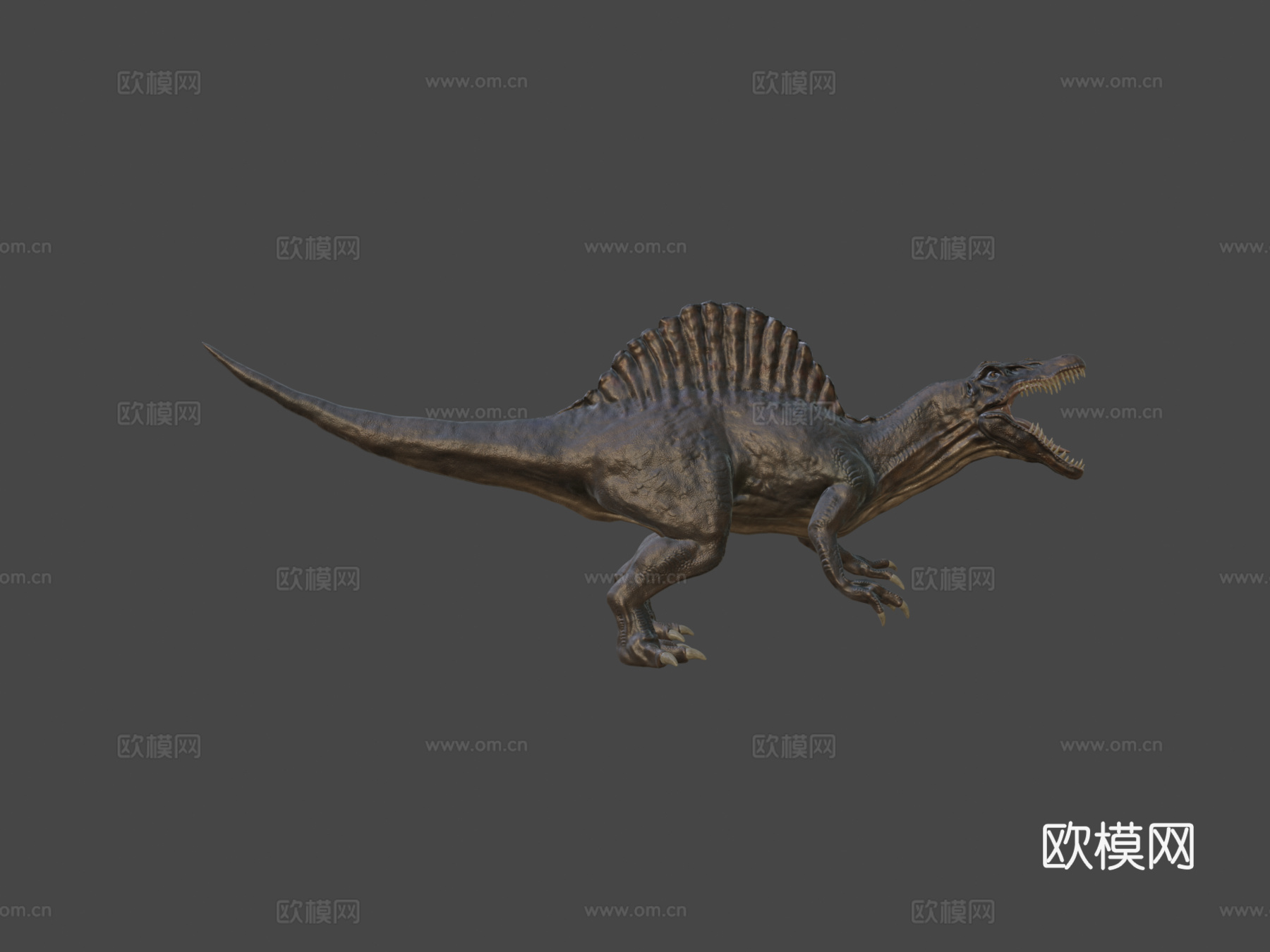 棘龙3d模型下载（渲染图8）