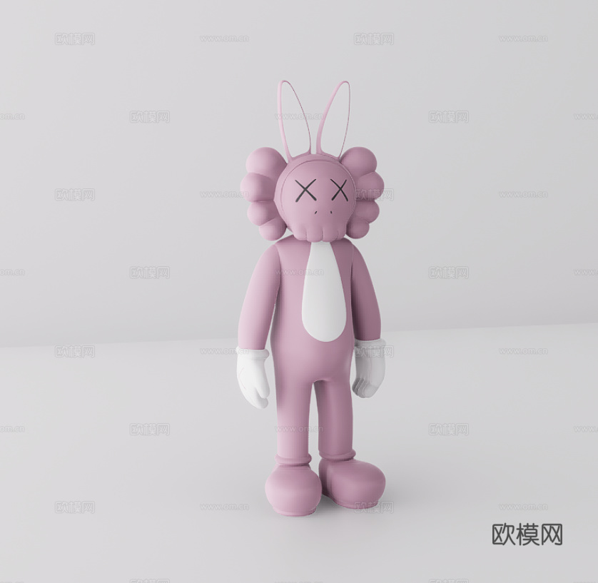 玩偶手办su模型
