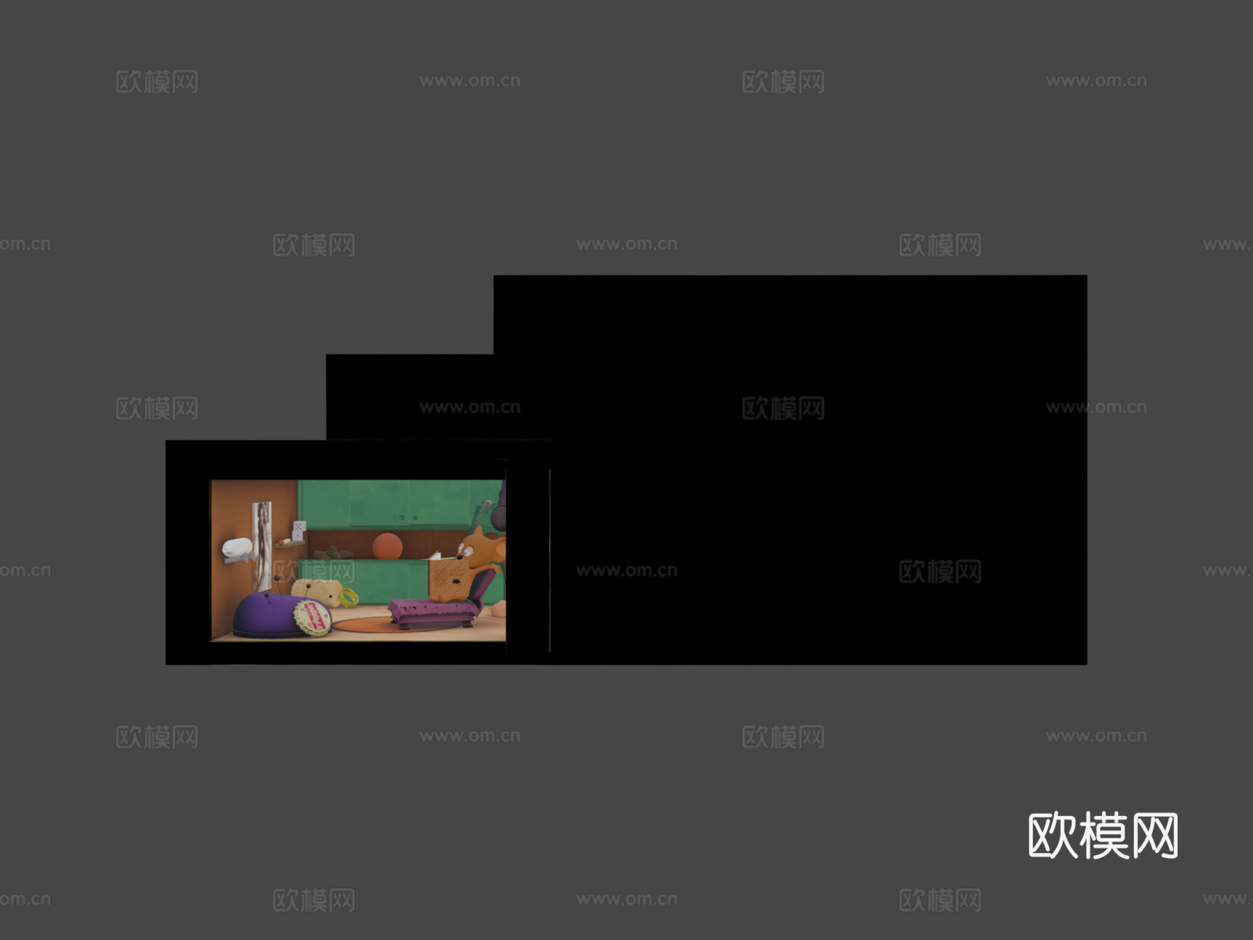 杰瑞少年环境3d模型下载（渲染图7）