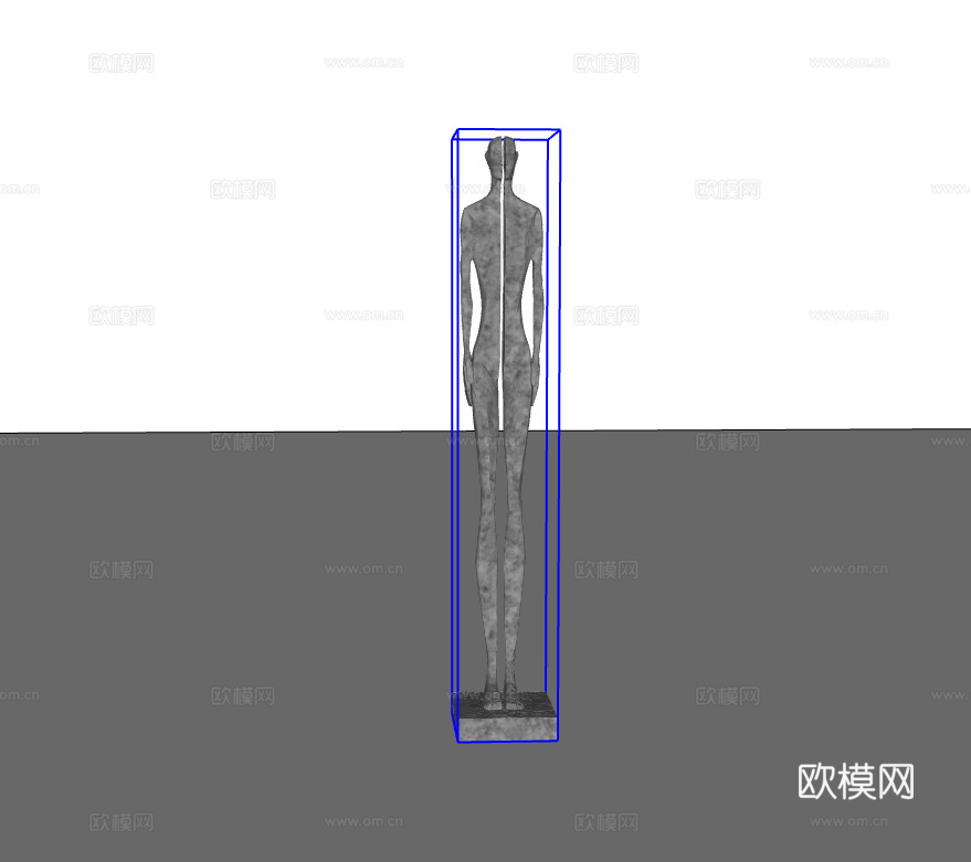 雕塑摆件su模型