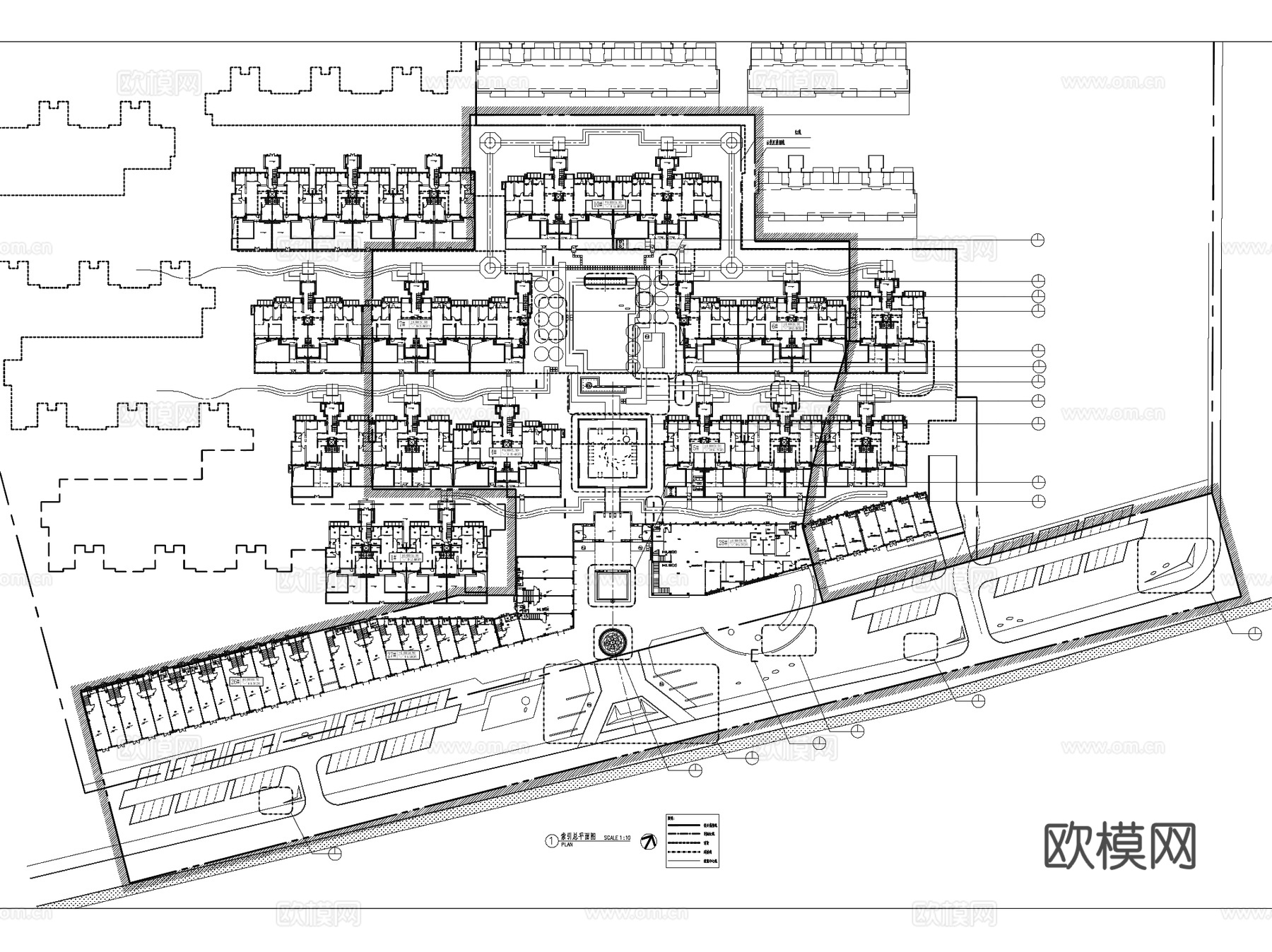 华润沈阳青城山翡翠城示范区展示区景观CAD施工图全套+文本cad施工图