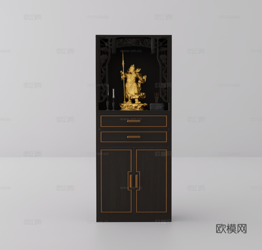 佛龛su模型