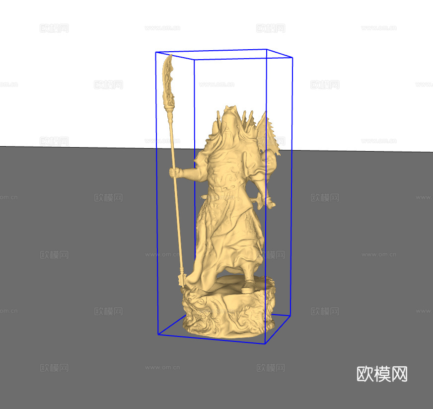 金属雕塑su模型