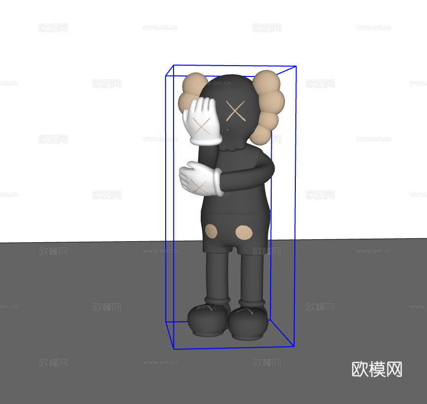玩偶手办su模型