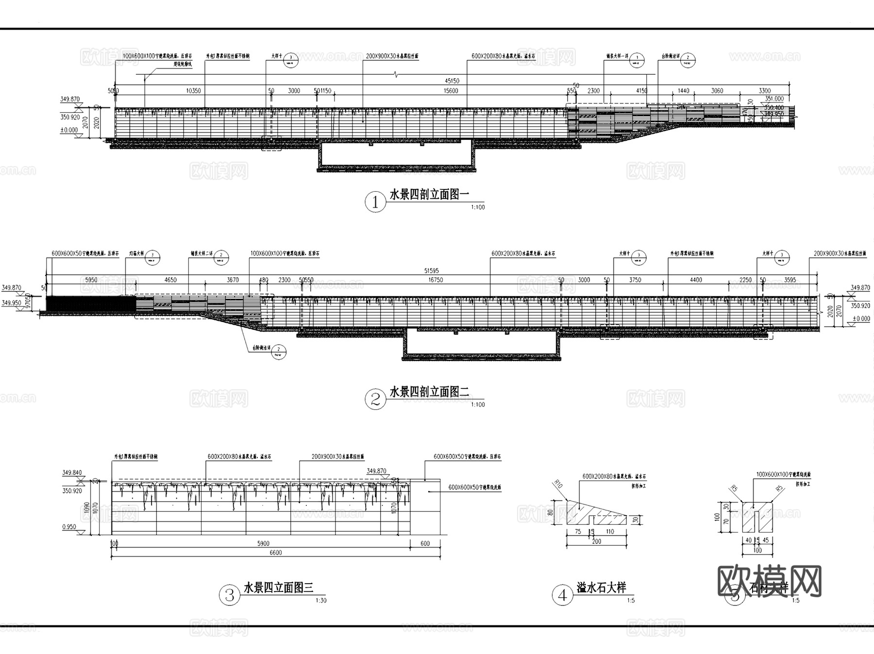 JTL龙湖重庆鹿角示范区样板间景观CAD施工图整套+SU+文cad施工图