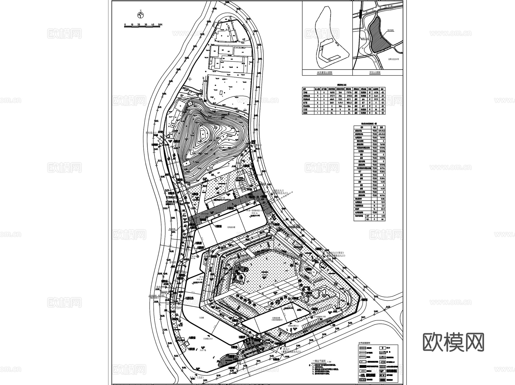 广州医科大附属妇女儿童医院建筑CAD施工图全套cad施工图
