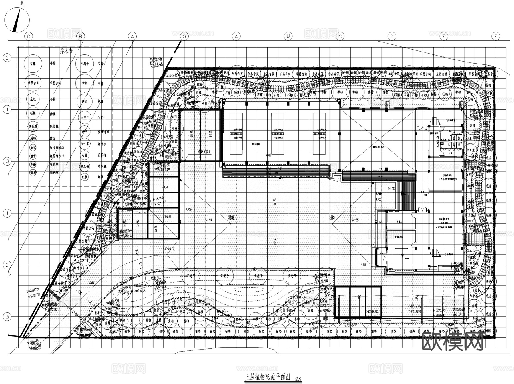 杭州仓前街道垃圾中转站建筑CAD施工图全套cad施工图