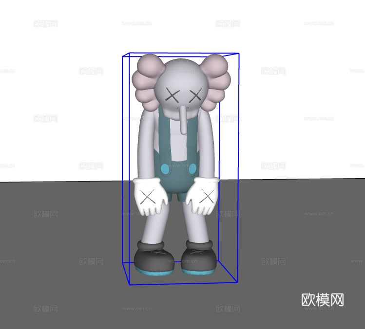 玩偶手办su模型