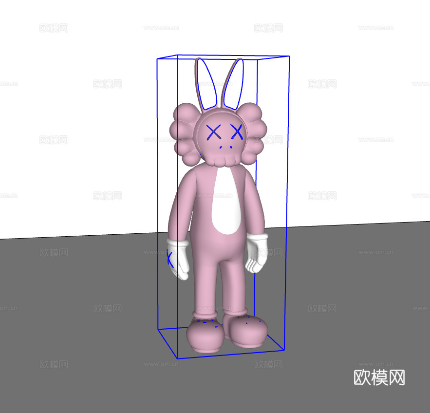 玩偶手办su模型
