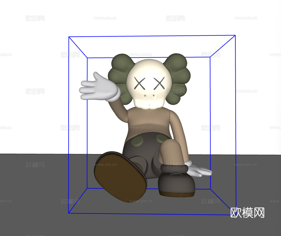 玩偶手办su模型