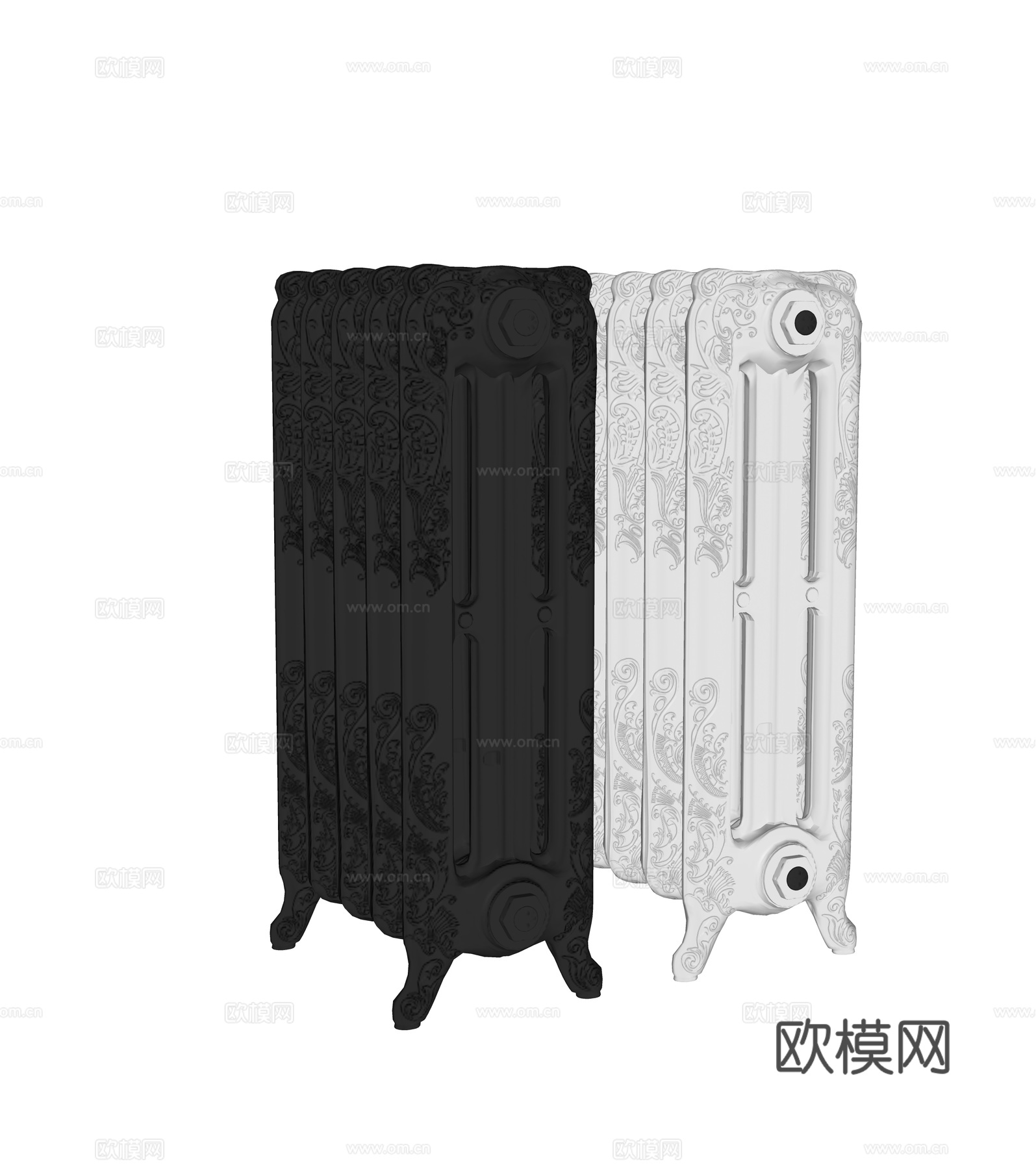 现代取暖器su模型