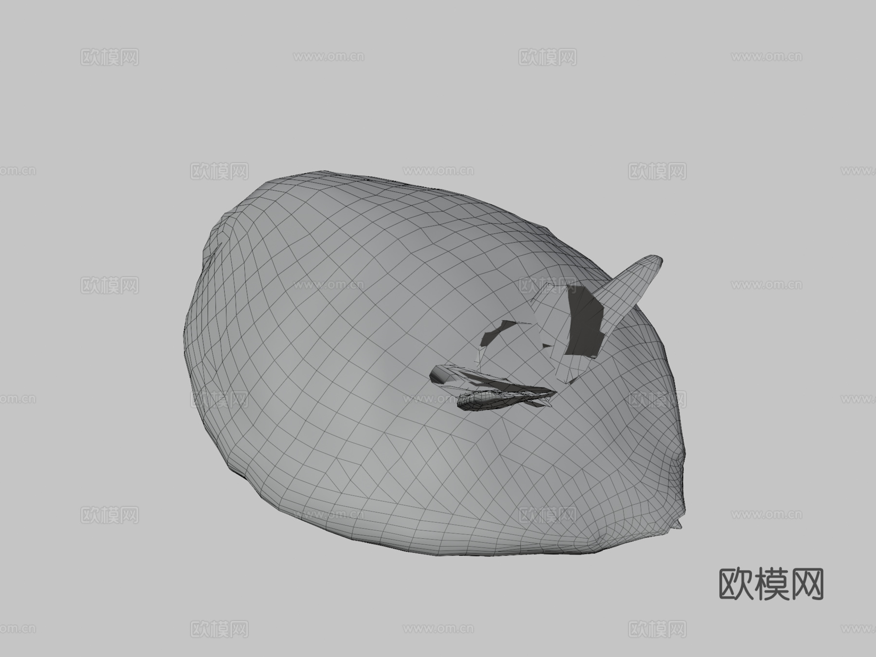 海龟3d模型下载（渲染图3）