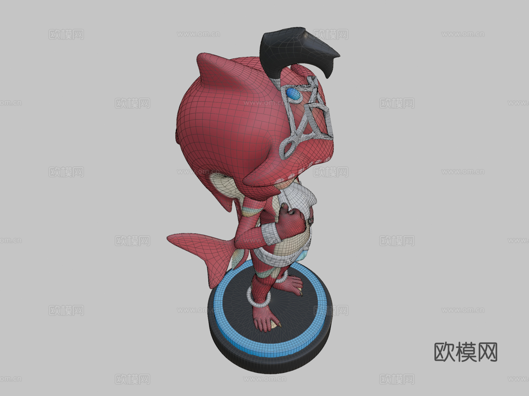 希多王子宝宝3d模型下载（渲染图2）