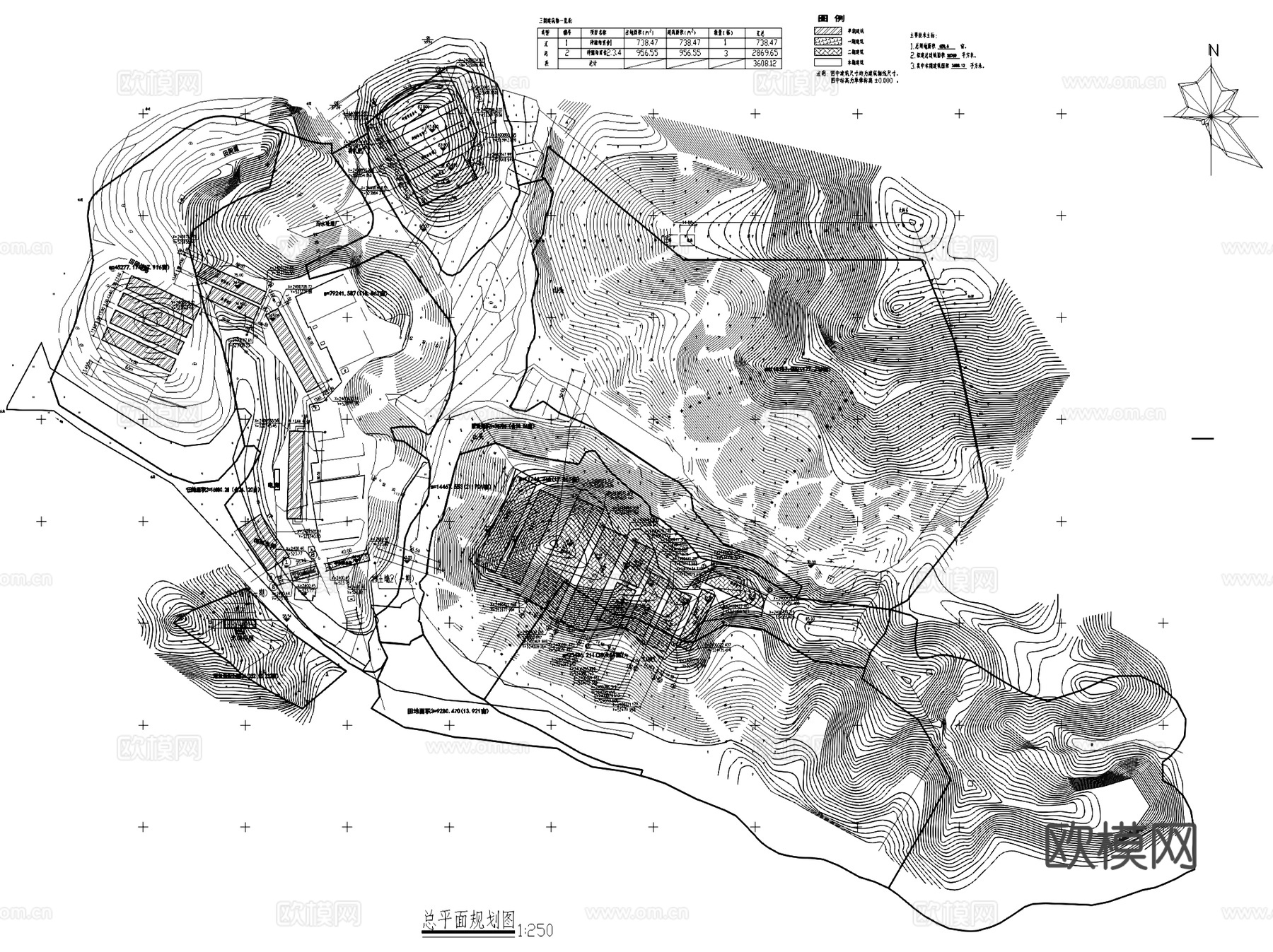 广良优质白种猪养殖场规划建筑CAD施工图全套cad施工图
