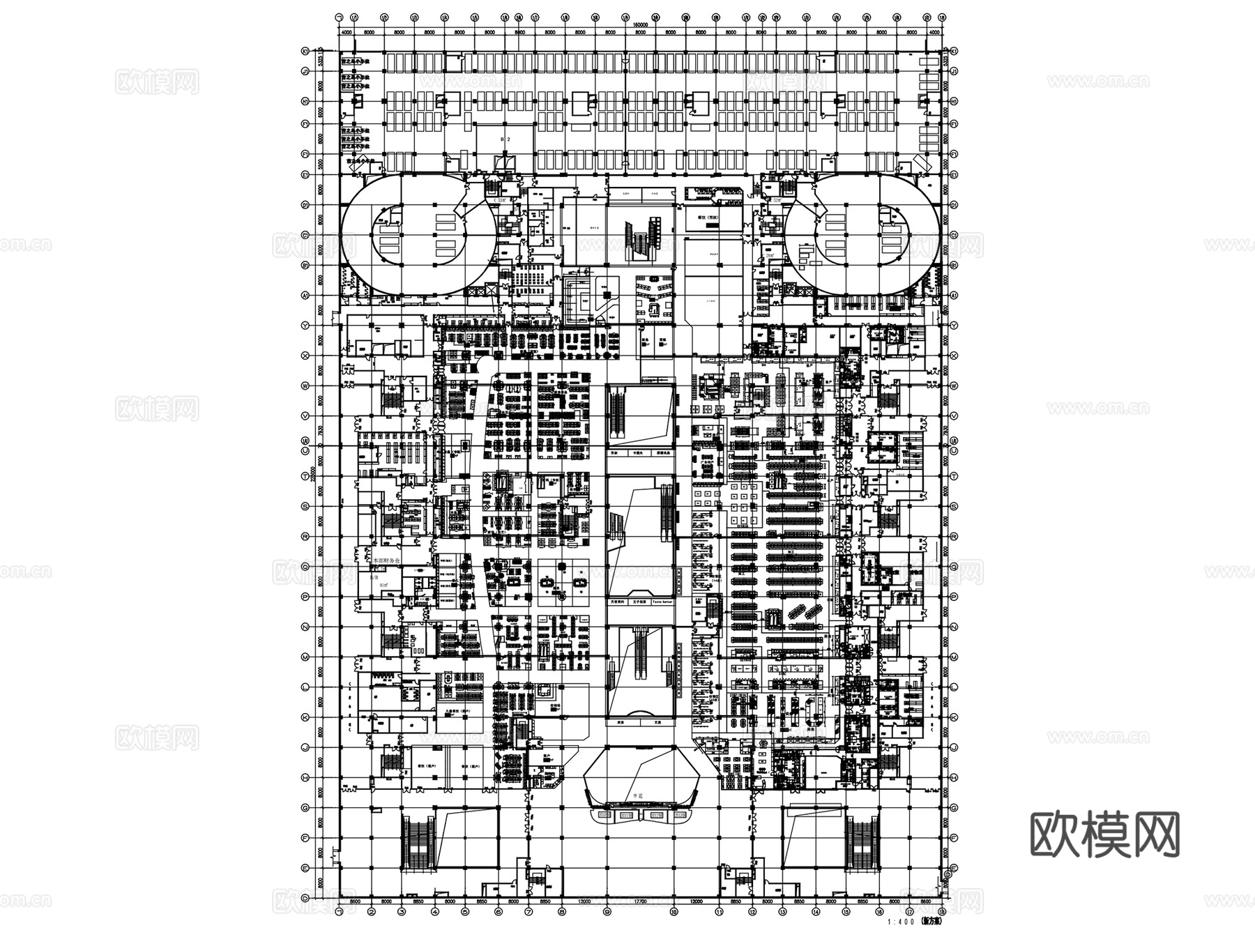 广州东方宝泰购物广场商场室内装饰CAD施工图全套+文本cad施工图