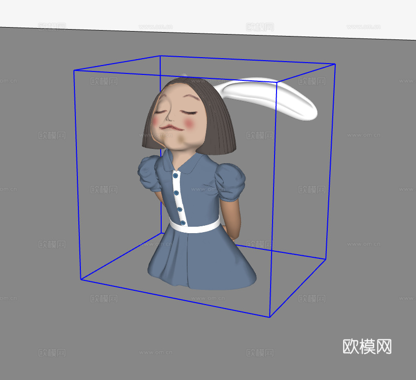 雕塑摆件su模型