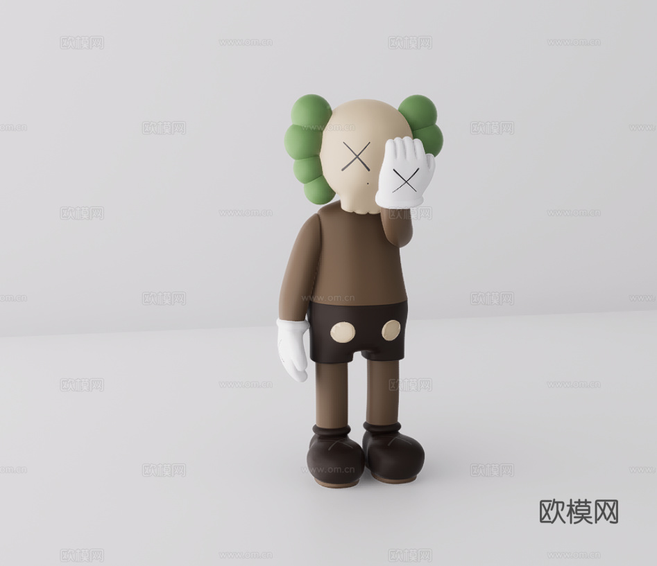 玩偶摆件su模型