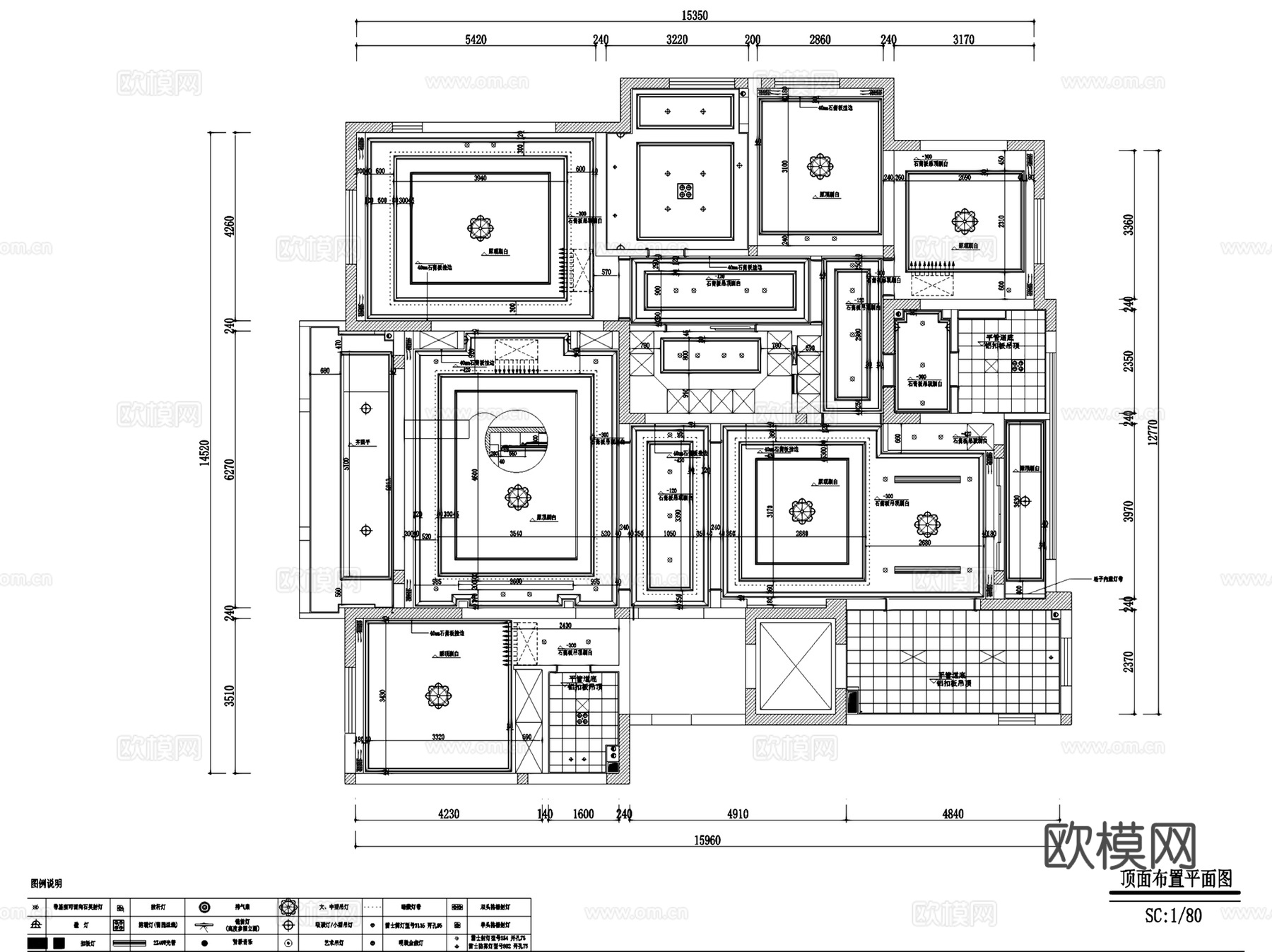 常州国宾一号602室内家装CAD施工图全套cad施工图