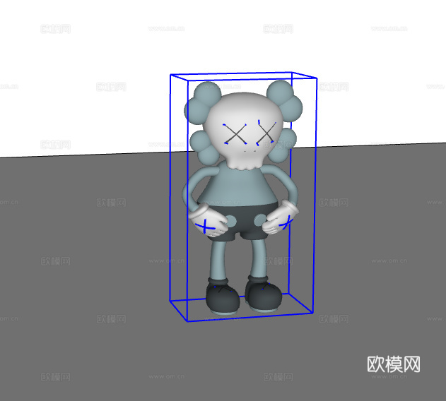 玩偶手办su模型