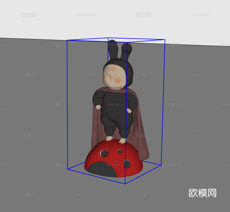雕塑摆件su模型