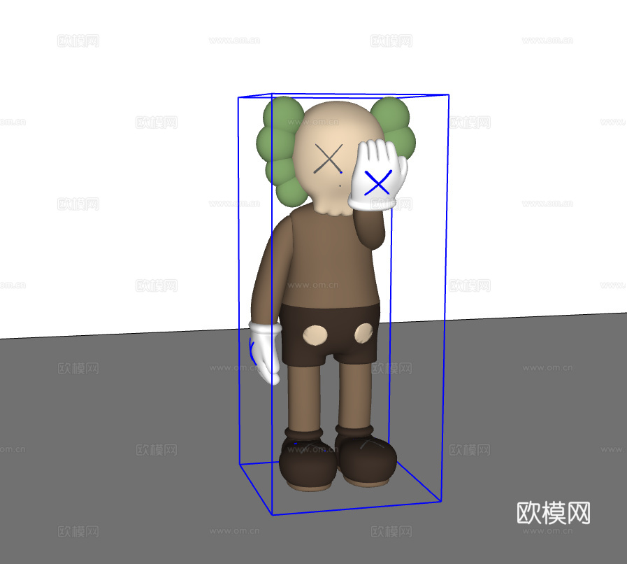 玩偶摆件su模型