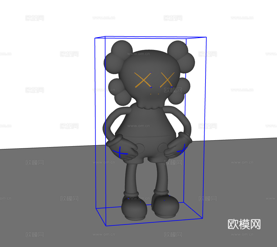 玩偶手办su模型