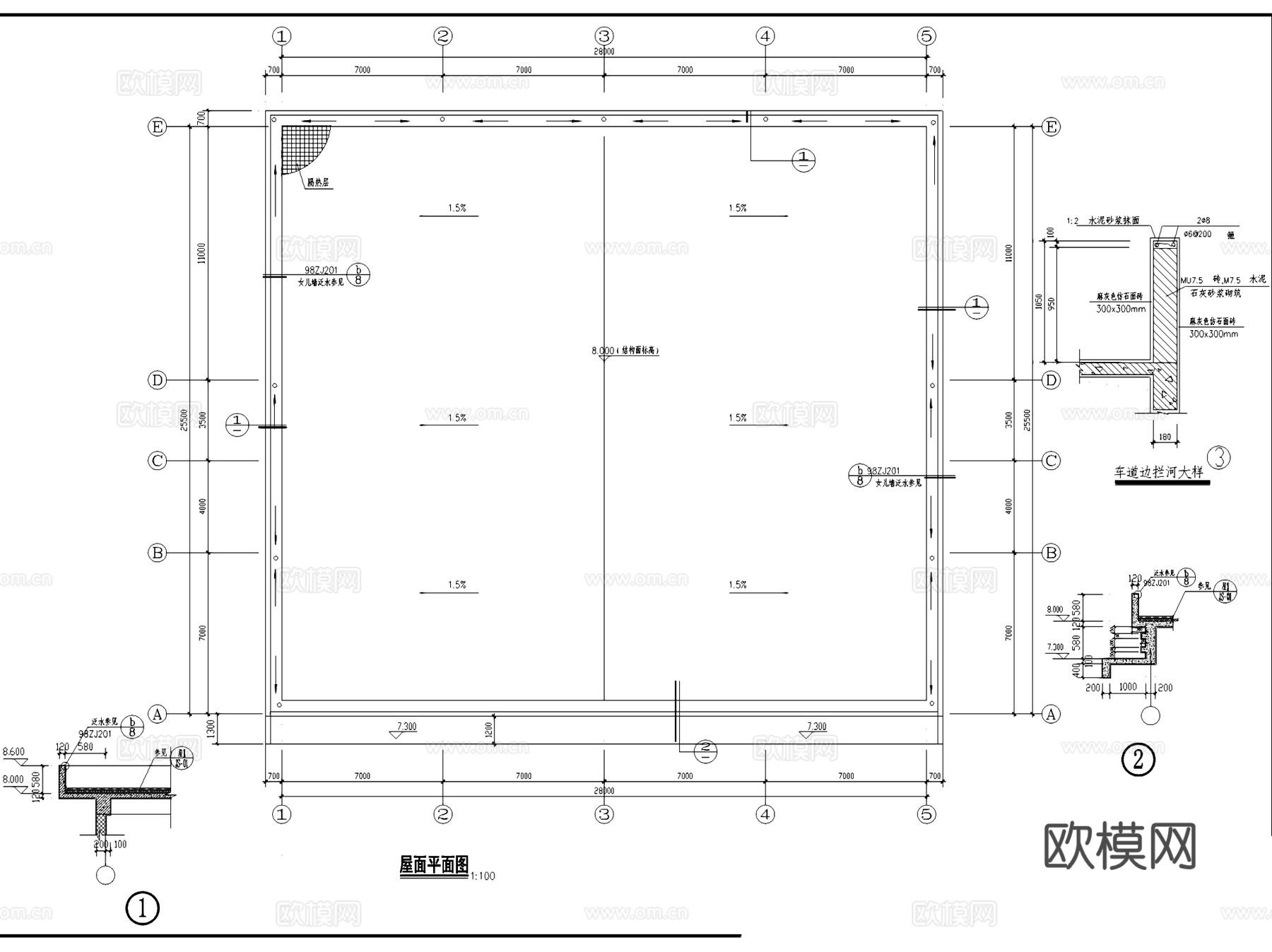 从化经开区垃圾压缩站建筑CAD施工图全套cad施工图